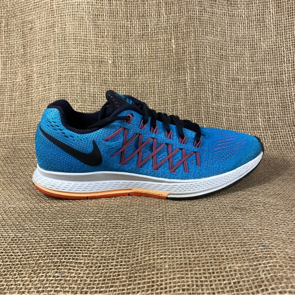 Nike Running Shoe Air Zoom Pegasus  Blue Black White Women's  Size 9.5 - Picture 3 of 11